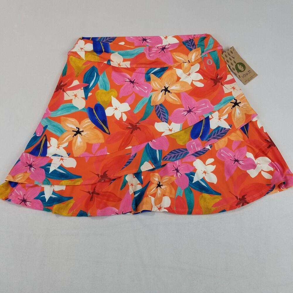 Dona Jo Skort Womens XL Ultimate Skirt Melissa Tropical Tennis Pickleball NWT